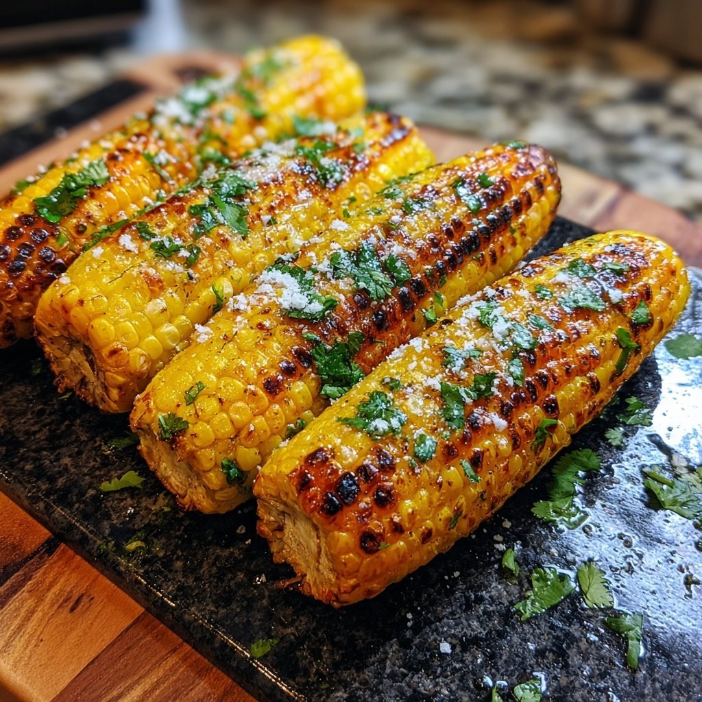 Gegrillte Mais Scheiben