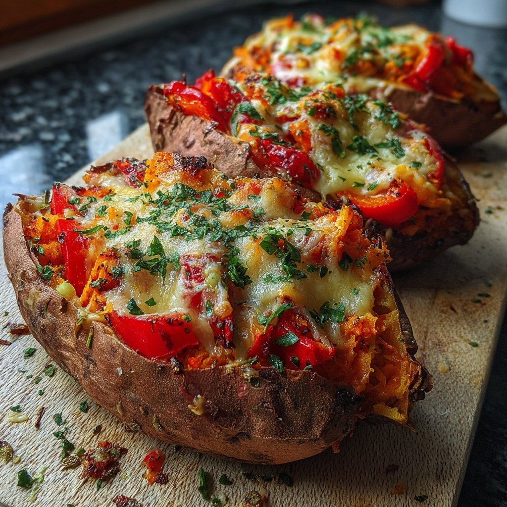 Ofen Süßkartoffeln Mit Paprika
