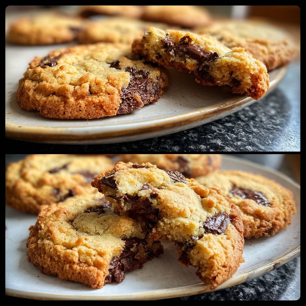 Cookies mit dunkler Schokolade