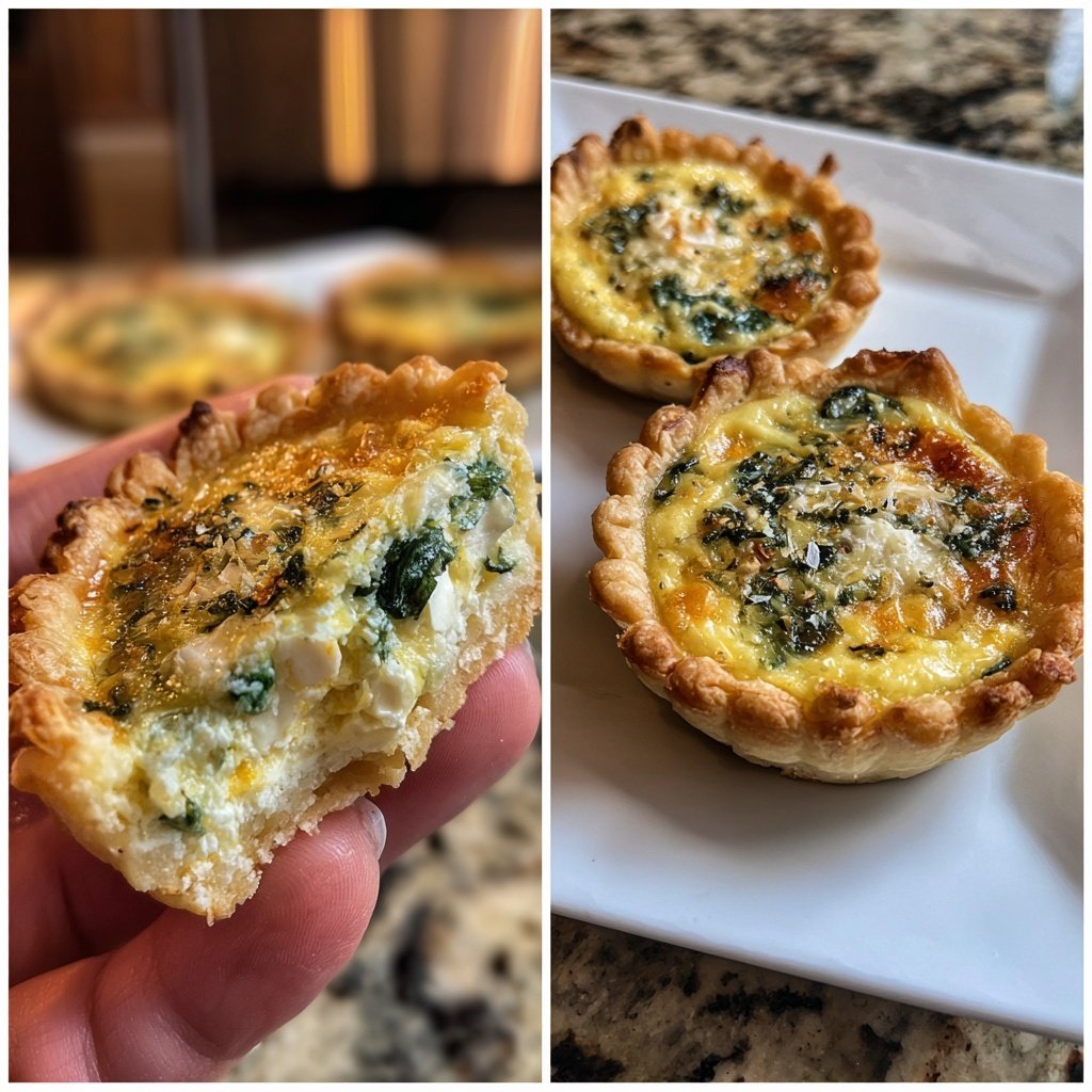 Mini-Quiches in Herzform