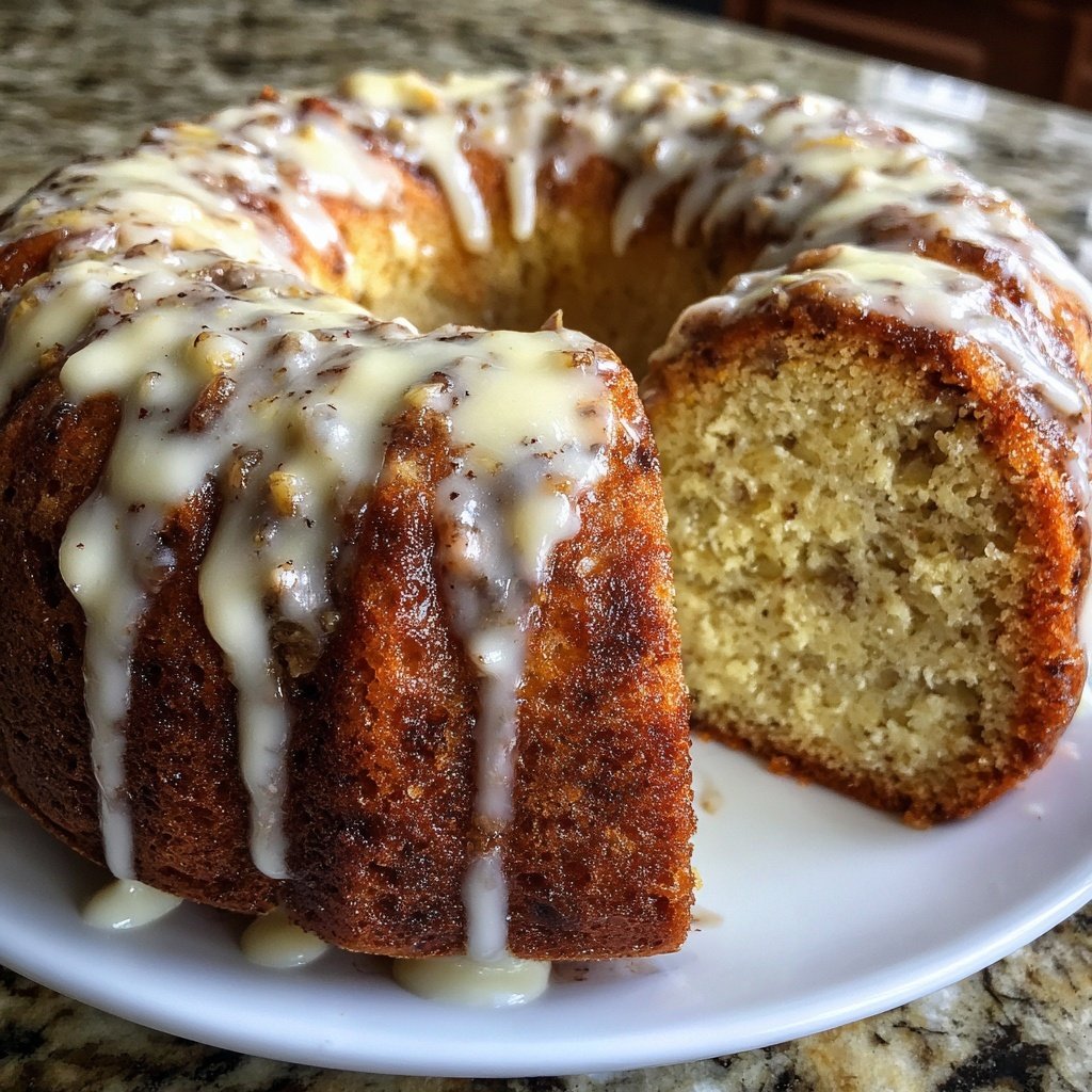 Bananenkuchen mit Vanille