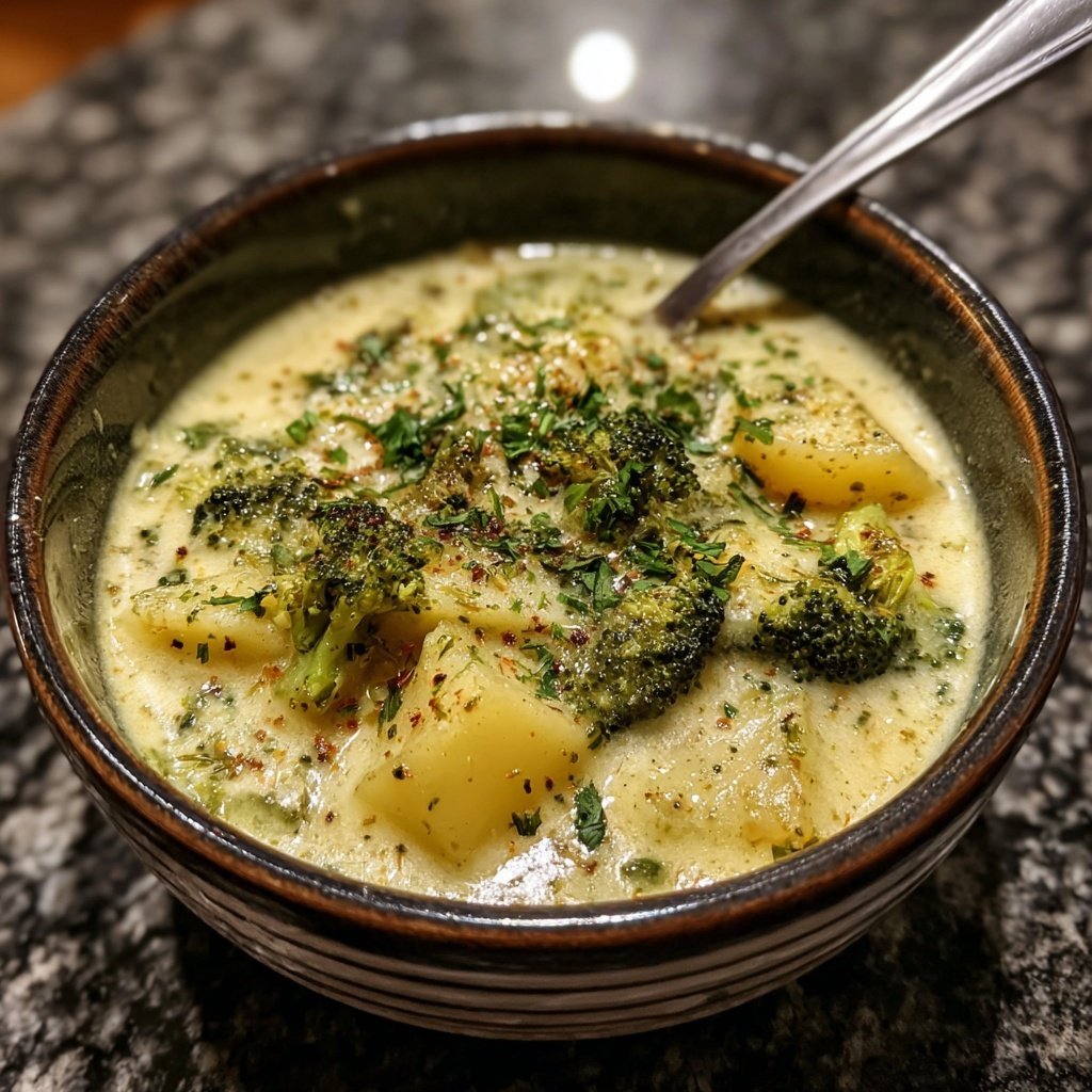 Brokkoli Kartoffel Suppe Leicht